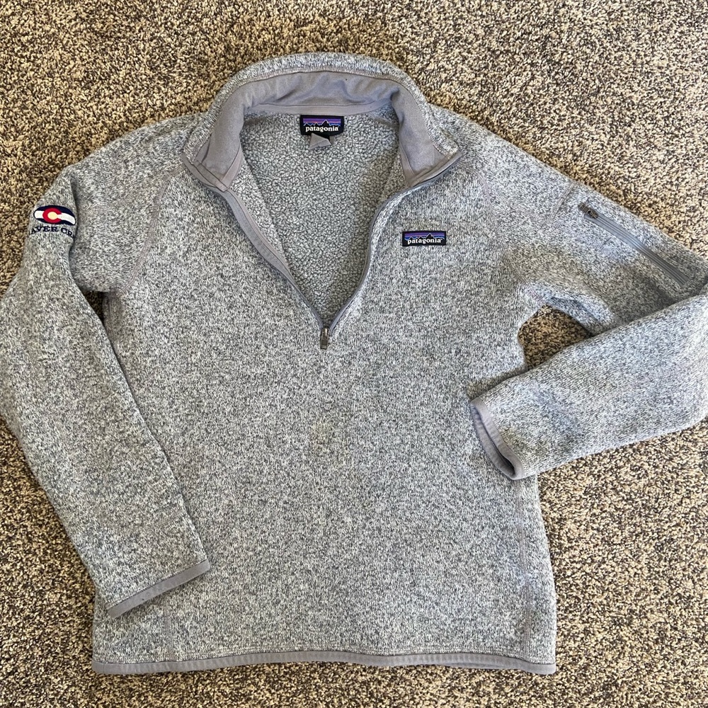 Grey Patagonia 3/4 sweater